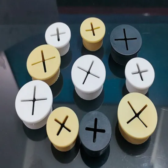 20mm25mm Cross Rubber Plug / White Soft Silicone Cable Hole Cover / Mobile Phone Cabinet Dust Plug Sealing Ring Opening
